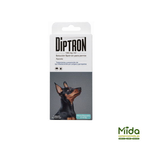 Quimunsa DIPTRON Solucion Spot On Antiparasitario Perro Pequeño