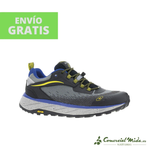 BESTARD SPEED WAVE II GRIS-AZUL-AMARILLO Zapato Senderismo