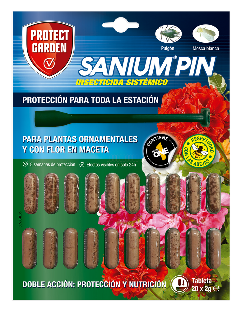 Insecticida y Fertilizante Sanium Pin de Protect Garden