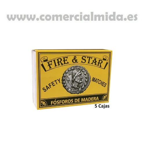 500 Cerillas de Madera Fire Star