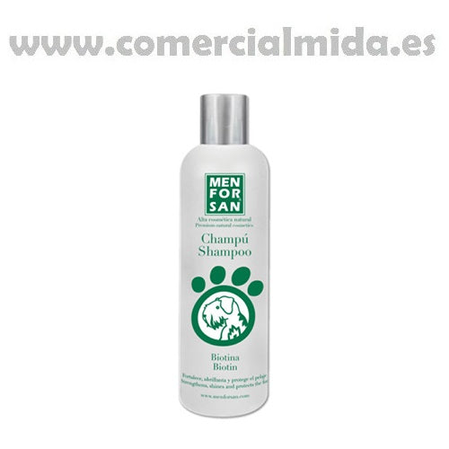 Champú MENFORSAN 300ml con biotina para perros