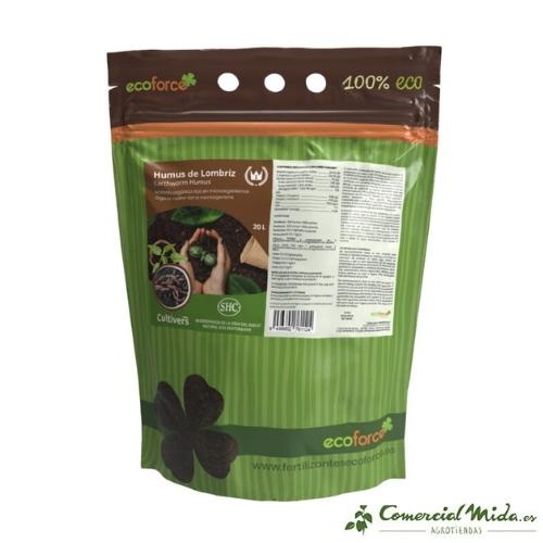 Cultivers Humus de Lombriz Ecológico 20L