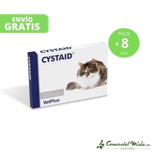 Vetplus Cystaid Plus Gatos 240 cápsulas