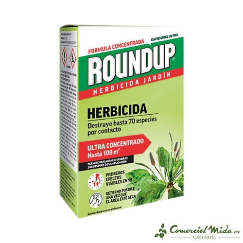 meilleur herbicide MASSO GARDEN Roundup 250 ml Herbicide total ECO