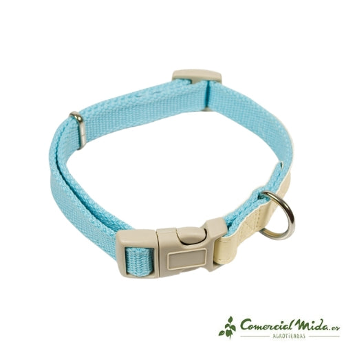 Nayeco Collar MacLeather Cotton Celeste