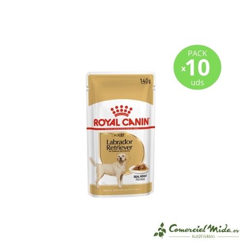 Caja Royal Canin Retriever comida húmeda para perros adultos (10x140gr)