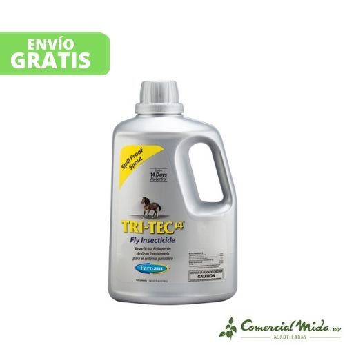 Insecticida polivalente para caballos Tri-Tec 14 3,8 L recarga para los sprays de Vetnova